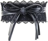 🎀 leather bowknot waistband - essential women's belt accessory logo