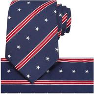 kissties patriotic necktie: stars and stripes men's accessories in ties, cummerbunds & pocket squares - show your american pride! logo