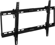 📺 mount-it! slim tilting tv wall mount: low profile bracket for 32-65” tv with universal vesa compatibility and 130 lbs weight capacity in black logo