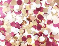 burgundy gold fall party decorations: elegant table décor for engagements, birthdays & weddings logo