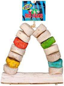 img 1 attached to Bird Kabob Carnival Chewable Perch - 8-1/2-Inch Delight for Feathered Friends