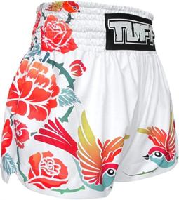 img 2 attached to Шорты Tuff Muay Thai TUF MS618 WHT M