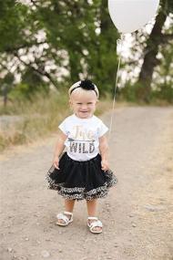 img 3 attached to 🎀 Adorable Perfect Pairz 2nd Birthday Outfit: Baby Girl Tutu Dress Set