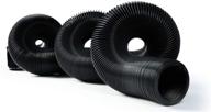 🚽 camco 39611 durable high tensile strength sewer steel wire core: 20' hts vinyl hose in black logo