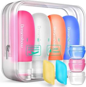 img 4 attached to Refillable Silicone Toiletry Containers - Essential Accessories for Travel