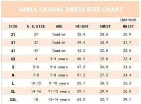 img 2 attached to 👗 Noomelfish Girls Cotton Casual Puff Sleeve Swing Dress with Pockets, Twirly Skater Design (2-12 Years)