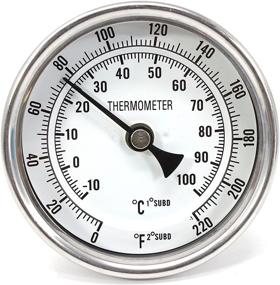 img 1 attached to 🌡️ Accurate Home Brewing with Concord's 3" Stainless Steel Thermometer (2" Stem)