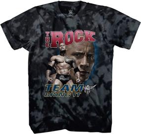 img 4 attached to 👕 WWE Men's Rock Shirt: Unleash Your Inner Superstar with This Stylish Men's Clothing