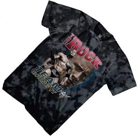 img 1 attached to 👕 WWE Men's Rock Shirt: Unleash Your Inner Superstar with This Stylish Men's Clothing