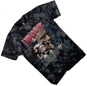 img 2 attached to 👕 WWE Men's Rock Shirt: Unleash Your Inner Superstar with This Stylish Men's Clothing