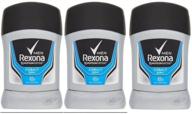 💪 rexona men motion sense cobalt dry deodorant stick - long-lasting protection, pack of 3 logo