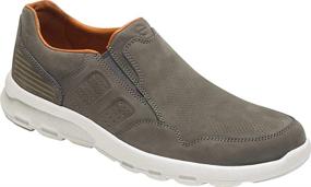 img 4 attached to Optimized for Search: Men's Olive Slip-On Loafers - Rockport Lets Slip Comfort Shoes