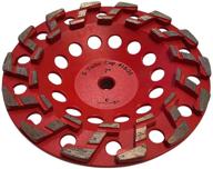 💎 high performance 7" diamond grinding wheel #18/20 arbor for concrete, paint, and coating removal logo