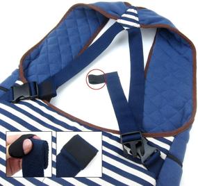 img 1 attached to 🐶 Alfie Pet - Amos Pet Front Sling Carrier in Navy: Secure and Stylish Hands-Free Comfort for Your Pet