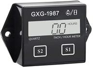 gxg-1987 digital hour meter tachometer tach tacho: reliable tracking for yamaha honda kawasaki bmw engines logo