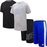 new balance boys shorts set boys' clothing ~ clothing sets logo