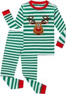 🎅 cozy up for christmas in kikizye little reindeer pajamas - boys' clothing logo