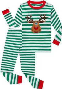 img 1 attached to 🎅 Cozy Up for Christmas in KikizYe Little Reindeer Pajamas - Boys' Clothing
