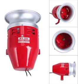 img 4 attached to 🔊 YaeCCC MS-390 Motor Horn Siren Buzzer: Powerful 125DB Decibel Security for AC 110V