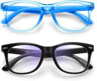 👓 zasun kids blue light blocking glasses bundle - 2 pack logo