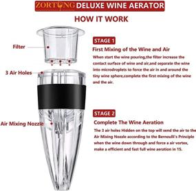 img 2 attached to ZORTUNG Decanter Sparkling Aerorater Airarator