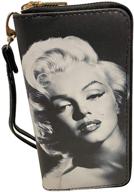 👜 chic and stylish marilyn monroe wristlet: signature women's handbags & wallets for your smartphone logo