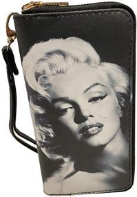 img 4 attached to 👜 Chic and Stylish Marilyn Monroe Wristlet: Signature Women's Handbags & Wallets for Your Smartphone