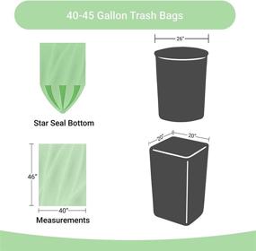 img 2 attached to 🌱 Reli. Biodegradable Trash Bags 40-45 Gallon (100 Count) - Eco Friendly, Green, and Compatible with 30-39 Gallon Trash Containers (See Product Description for Biodegradability)