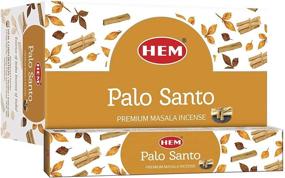 img 3 attached to 🧹 Holistic Home Cleansing: 12 Packs of HEM Palo Santo Natural Masala Incense Sticks (15g Each)