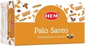 img 4 attached to 🧹 Holistic Home Cleansing: 12 Packs of HEM Palo Santo Natural Masala Incense Sticks (15g Each)