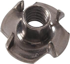 img 2 attached to The Hillman Group 4150 Stainless Steel Pronged Tee Nut, 5/16-18 x 3/8 x 7/8 in. - Pack of 10
