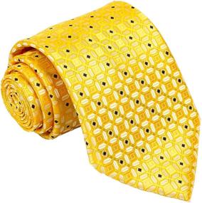 img 1 attached to Fortunatever Handmade Fortune Pattern Necktie