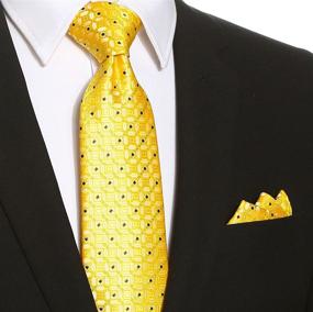 img 3 attached to Fortunatever Handmade Fortune Pattern Necktie