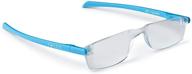 👓 twist one read: innovative flat folding reading glasses (+2.50, cyan blue) logo