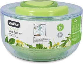 img 1 attached to Zyliss Salad Spinner Green Small