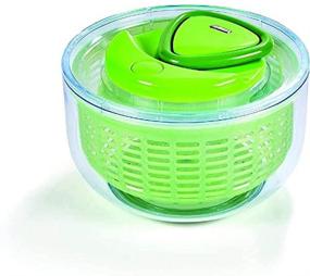 img 4 attached to Zyliss Salad Spinner Green Small