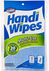 img 2 attached to 🧺 Reusable Extra Large Handi Wipes Cloths - Pack of 6