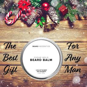 img 3 attached to Top Beard Balm & Leave-In Conditioner: Beard Necessities. Organic Wax for Softening Men's Facial Hair, Encourages Growth. Tame Your Beard with Ease! (2 oz)