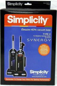 img 1 attached to 🛍️ 6 Pack of Simplicity Type X HEPA Synergy Vacuum Cleaner Bags