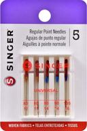 🧵 singer sewing machine needle, pack of 5, sizes 11/14/16 logo