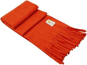 img 1 attached to Knitted Scarf Fashion Toddler Scarves Girls' Accessories and Cold Weather