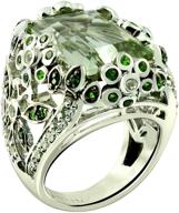💎 sleek rb gems sterling rhodium plated prasiolite quartz boys' jewelry: superb style for young gentlemen! logo