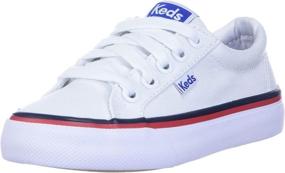 img 4 attached to 👟 Stylish and Comfortable Boys' White Keds Kids JumpKick Sneakers for Any Occasion