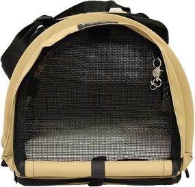 img 2 attached to Large SturdiBag: Flexible Pet Carrier for 2 Pets with Divided Compartments