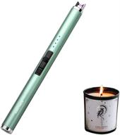 🔋 arectech rechargeable electric arc lighter for candle, kitchen, camping - green logo