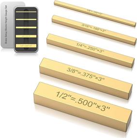 img 4 attached to 📏 Precision Brass Height Gauge Set for Router and Table Saw Accessories - Laser-engraved 5-Piece Marking for Saw Height Measurement