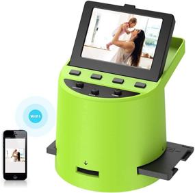 img 4 attached to 📸 High Resolution Wireless Film Scanner: Convert 35mm, 126, 110, Super 8 Films, Slides, Negatives to JPEG, with Large Tilt-Up 3.5" LCD, WiFi Transfer to Phones, Compatible with MAC & PC