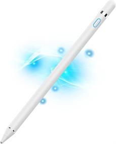 img 4 attached to 🖊️ DOGAIN Active Stylus Pen for Touch Screens: Digital Stylish Pen with 1.5mm Fine Point – Rechargeable Pencil for Android/iOS/iPad/Pro/Air/Mini/Cellphone and Other Tablets (White)