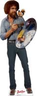 🎨 immerse yourself in artistic bliss with advanced graphics bob ross & friend life size cardboard cutout standup логотип