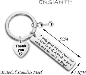 img 3 attached to ENSIANTH Fitness Instructor Keychain Personal